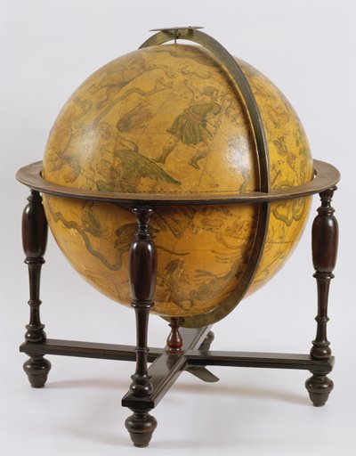 Himmelsk klode, 1636 (tre) av Matthaus Greuter