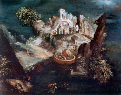 Antropomorfisk landskap, c1613-1650 av Matthaus Merian