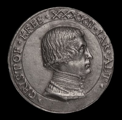 Christoph Kress von Kressenstein, 1484-1535, patricier og diplomat [forside], 1526. av Matthes Gebel