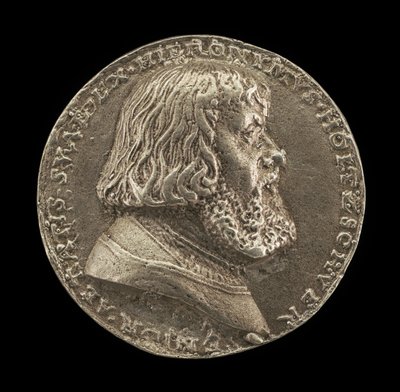 Hieronymus Holzschuher, 1469-1529, patricier av Nürnberg [forside], 1529. av Matthes Gebel
