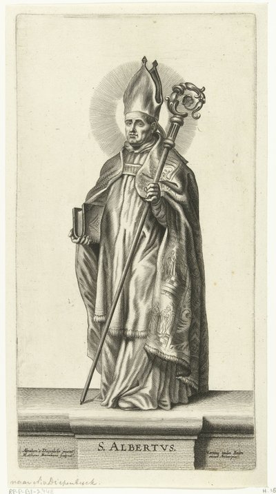 Saint Albert S. Albertus (tittel på objekt) Saints (serietittel) av Mattheus Borrekens