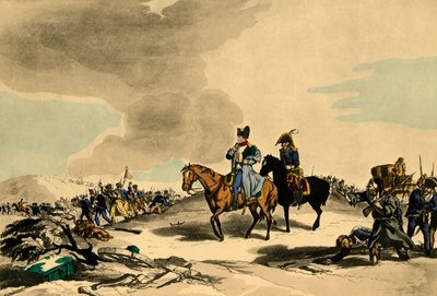 En Bas Le Manteau, eller The Murmur of the French Grand Army...1812, 1921. av Matthew Dubourg