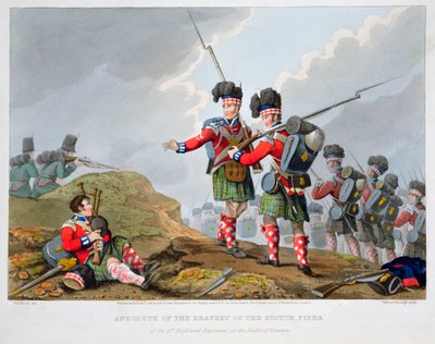 Høylandstropper i slaget ved Vimeiro, halvøykrigen, 1808 1816 av Matthew Dubourg