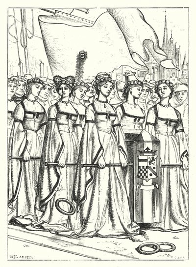 The Dead Bride (gravering) av Matthew James (attr. to) Lawless