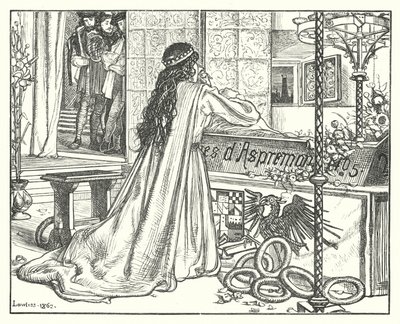 The Lady Witch (gravering) av Matthew James (attr. to) Lawless