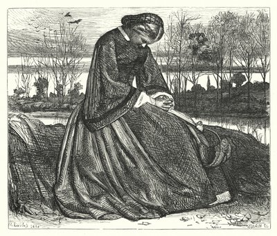 Vraket utenfor Calais (gravering) av Matthew James (attr. to) Lawless