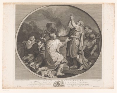 Noahs offer Noah Sacrificing (tittel på objekt) Hovedmalerier av England (serietittel) The Most Capital Paintings in England (serietittel) av Matthew Liart