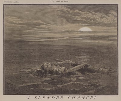 En liten sjanse! (farge litho) av Matthew