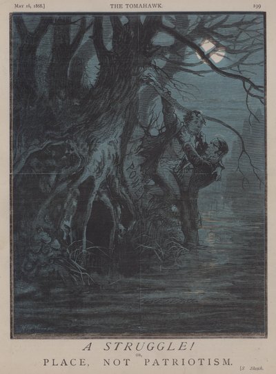 En kamp! eller, sted, ikke patriotisme (farge litho) av Matthew