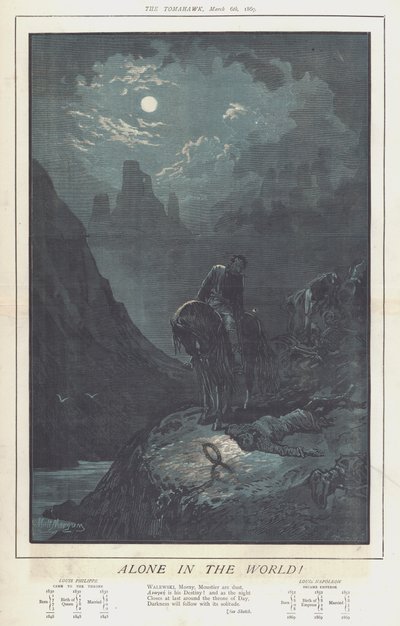 Alene i verden! (farge litho) av Matthew
