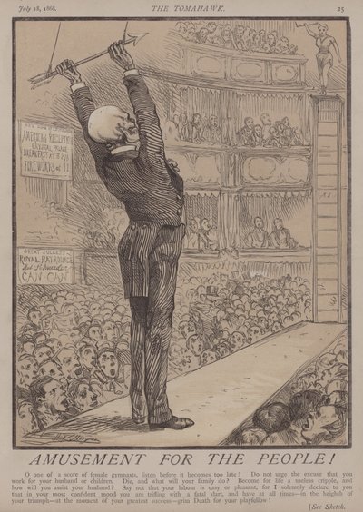 Fornøyelse for folket! (farge litho) av Matthew