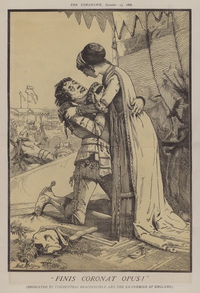 Slutten kroner verket! (farge litho) av Matthew