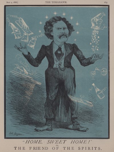 Hjem kjære hjem! eller Åndenes venn (farge litho) av Matthew