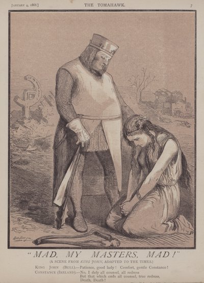 Gale, mine mestere, gale! (farge litho) av Matthew