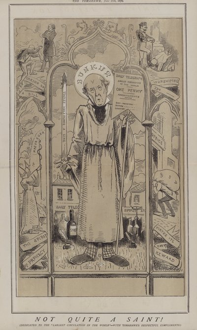 Ikke helt en helgen! (farge litho) av Matthew