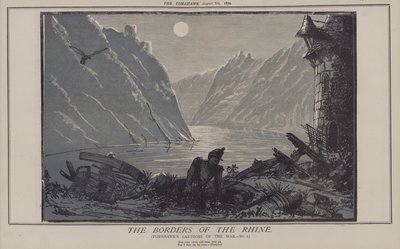 The Borders of the Rhine (farge litho) av Matthew