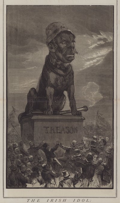 The Irish Idol (farge litho) av Matthew