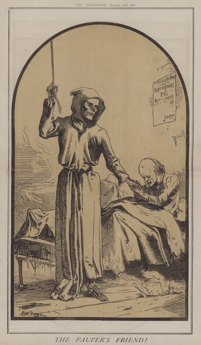 Pauperens venn! (farge litho) av Matthew