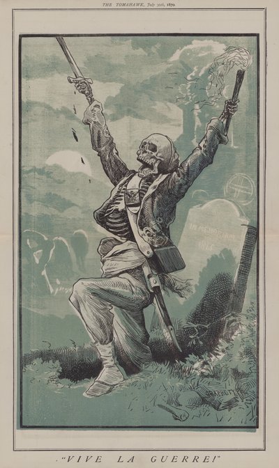 Lenge leve krigen! (farge litho) av Matthew