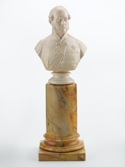 Byste av Prince Albert, ca. 1856 (elfenben og marmor) av Matthew Noble