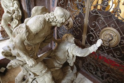 Mordet på St. Wenceslas (marmor) av Matthias Bernard Braun