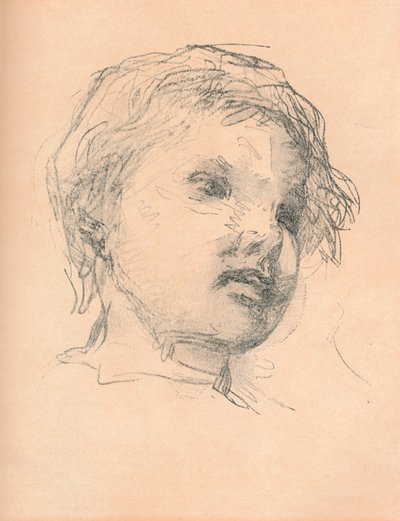Skisse av et barn, c1920 av Matthias Marris
