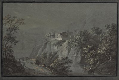Italiensk landskap av Matthias Rudolf Toma