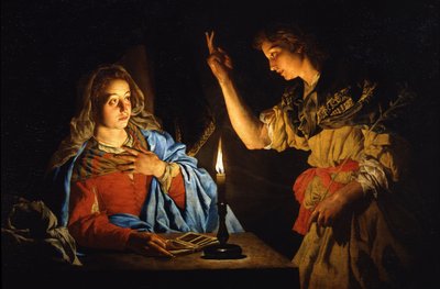Bebudelsen, tidlig på 1600-tallet. av Matthias Stomer