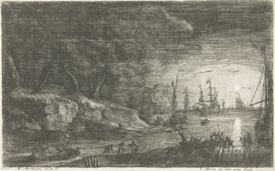 Havlandskap ved måneskinn av Matthieu van Plattenberg