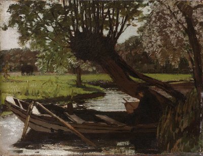 Båt med Pollard Willow av Matthijs Maris