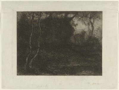 Skog med barn av Matthijs Maris