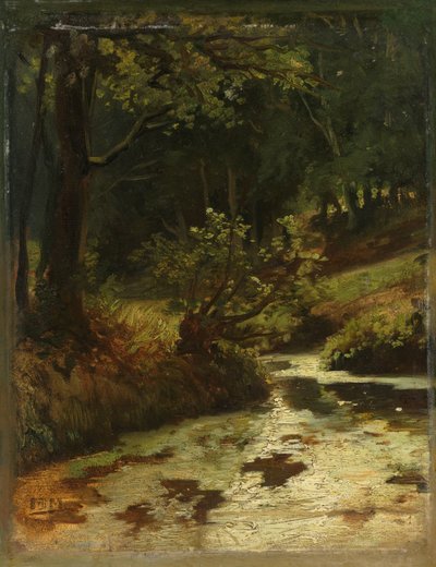 Brook in the Woods nær Oosterbeek En bekk i skogen nær Oosterbeek av Matthijs Maris