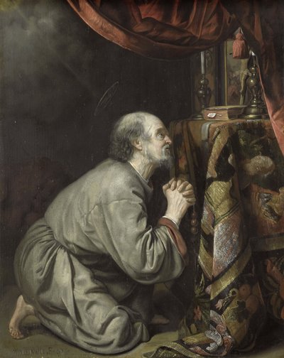 St. Jerome av Matthys Naiveu