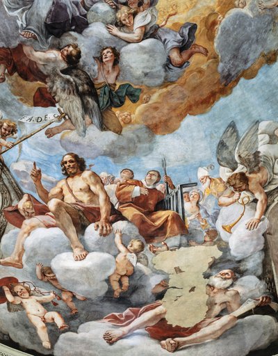 Paradies (Detail) von Mattia (1613-99) Preti