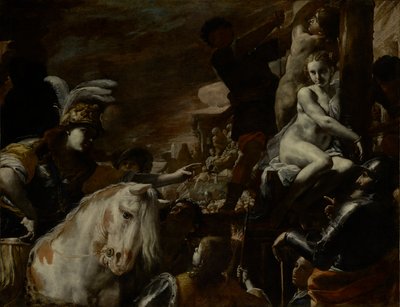 Clorinda redde Sofronia og Olindo av Mattia Preti