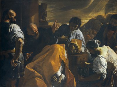Sankt Gennaros martyrium av Mattia Preti