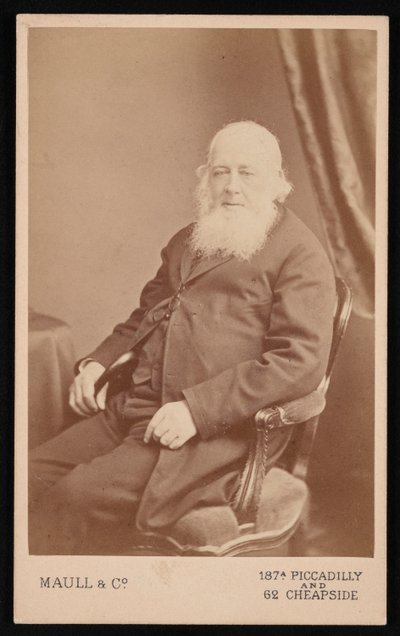Portrett av John Gould 1804-1881, før 1875. av Maull and Co