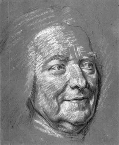 Portrett av M. Louis Silvestre av Maurice-Quentin de La Tour