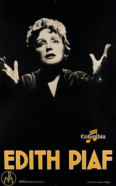 Plakat som viser «Edith Piaf», ca. 1920 (lito) av Maurice (after) Seymour