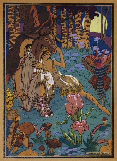 Illustrasjon for Shakespeares A Midsummer Night
