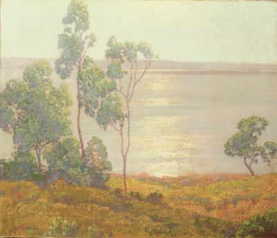 The Morning Sun, San Diego (olje på lerret) av Maurice Braun