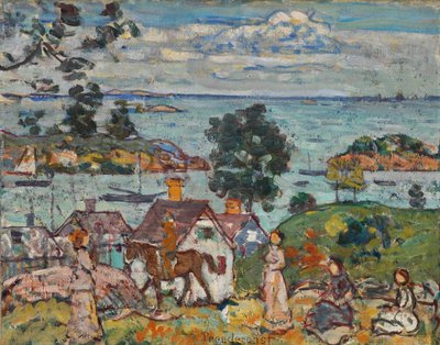 Gloucester havn av Maurice Brazil Prendergast