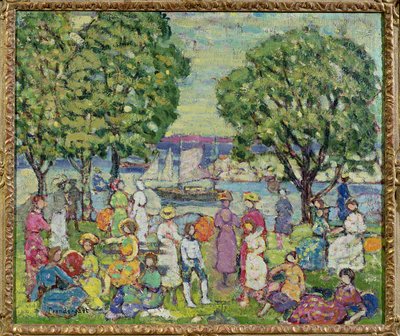 Gloucester havn av Maurice Brazil Prendergast
