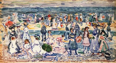 Lavvann, Revere Beach, ca. 1910-11 av Maurice Brazil Prendergast