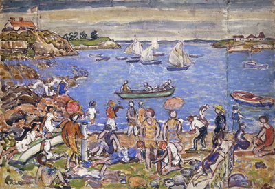 I nærheten av Gloucester, av Maurice Brazil Prendergast