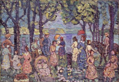 Sommer, New England, 1912. av Maurice Brazil Prendergast