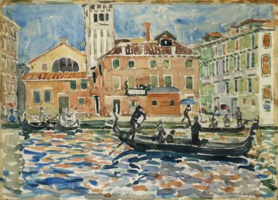 Venezia, ca. 1909 av Maurice Brazil Prendergast