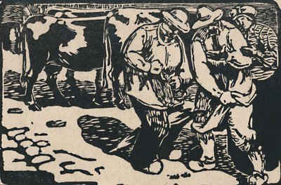 Marked i Auvergne - Fra Au Pied Des Puys, 1919 av Maurice Busset