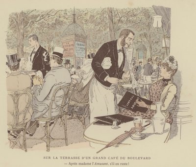 Illustrasjon for Paris Brilliant (farge litho) av Maurice Charles Mathieu Bonvoisin