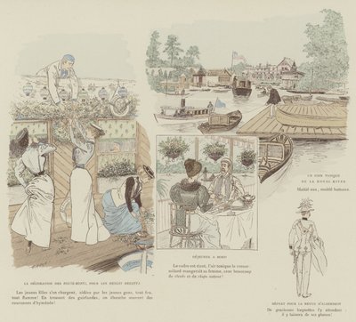 Illustrasjon for London Life by Mars av Maurice Charles Mathieu Bonvoisin